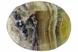 Rainbow Fluorite Worry Stones - 1.5" Size - Photo 2